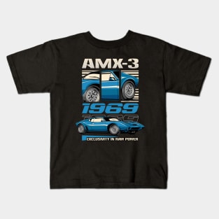 1969 AMC AMX/3 Racing Car Kids T-Shirt